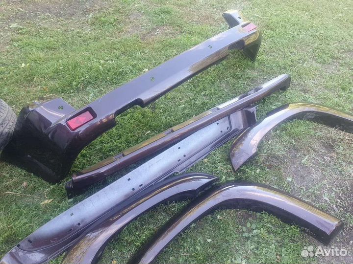 Бампер УАЗ patriot задний пороги. Обвес