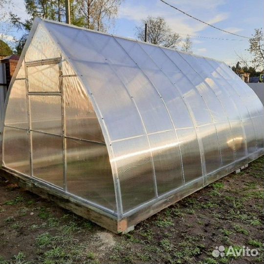 Теплица двойная дуга