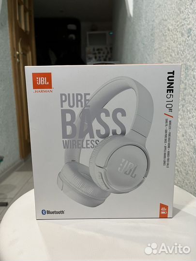 Беспроводные наушники JBL tune 510bt белые ориг