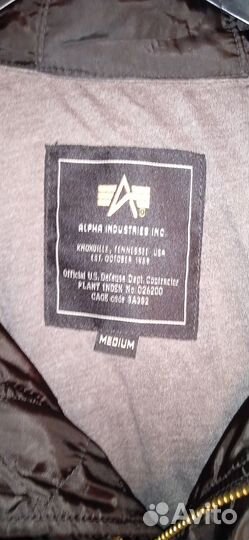 Куртка alpha industries мужская