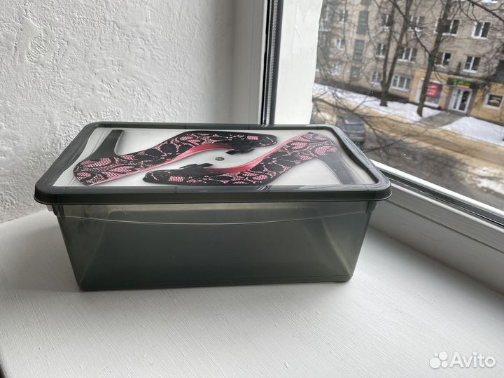 Коробка для обуви пластиковая