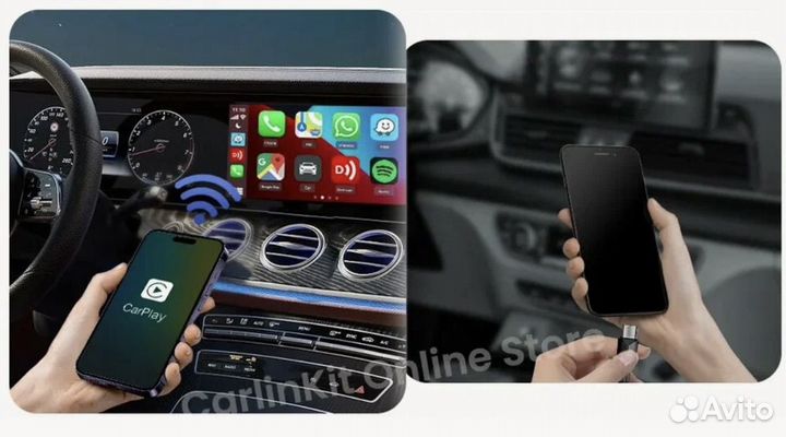 Беспроводной carplay carlinkit mini 2