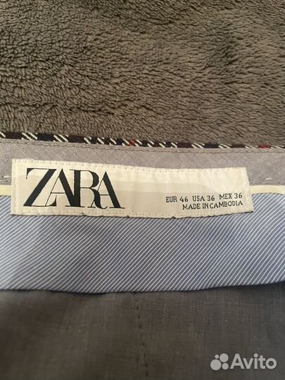 Zara Клетчатые Брюки