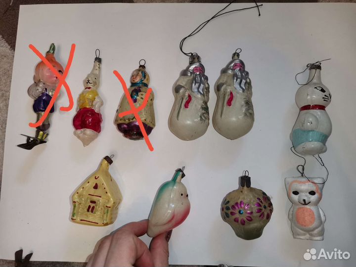 Елочные игрушки СССР
