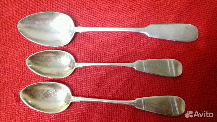 Ложка (серебро 84 проба золочение )