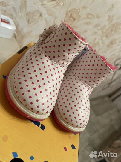 Сапоги для девочки утепленные