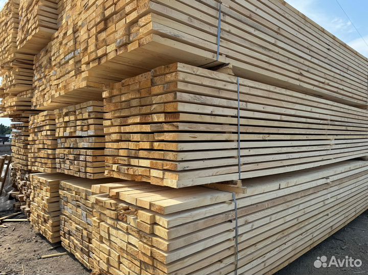 Доска обрезная 50х100х6000