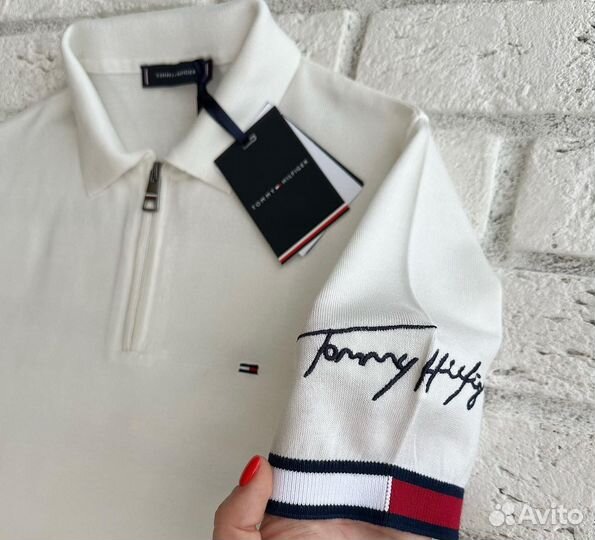 Поло вязаное мужское Tommy Hilfiger