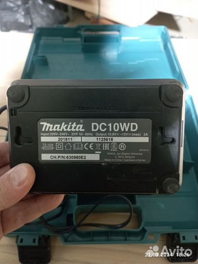 Аккумуляторная дрель шуруповерт makita