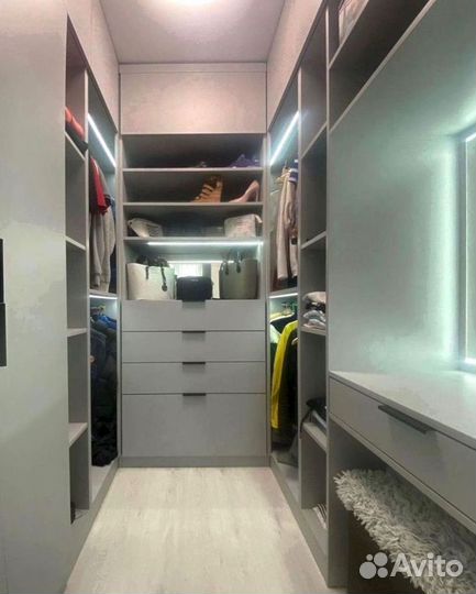 Гардеробные на заказ, системы хранения, шкафы