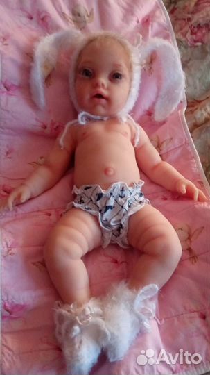 Силиконовая малышка 45 см вес 2.300 реборн