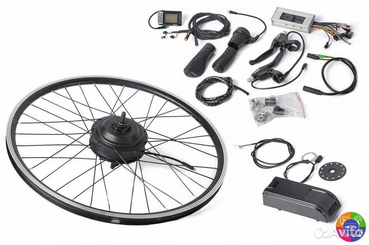 Мотор колесо 36V 350W для электрификации велосипед