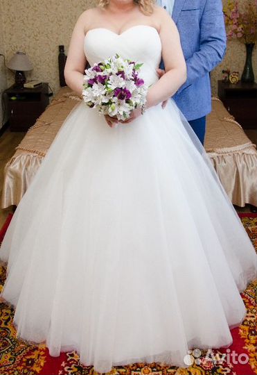Свадебное платье 50-52