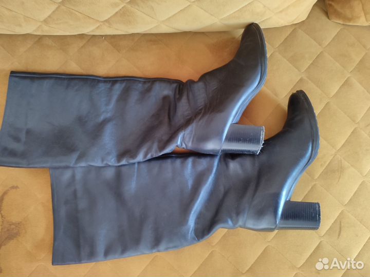 Сапоги женские натуральная кожа 37 размер