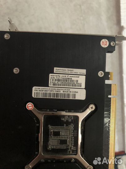 Видеокарта GTX 1080 8gb