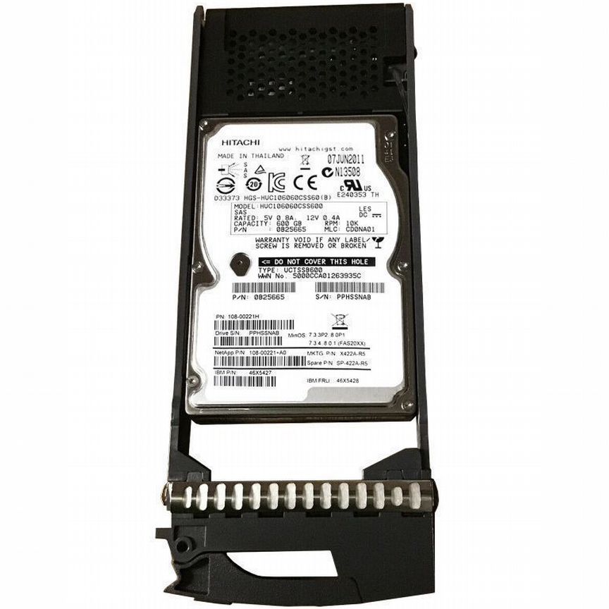 [X422A] Жесткий Диск Netapp 600gb 46x5427 -R5 Sas 2.5 X422a
