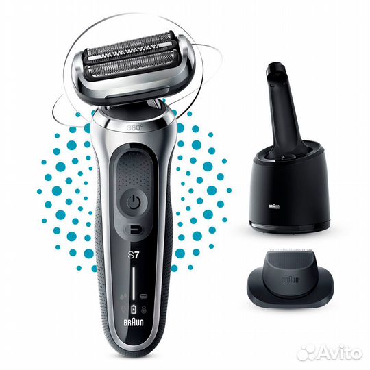 Электробритва Braun Series 7 71-S7200cc Black/Silv