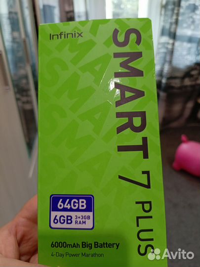 Infinix Smart 7 Plus, 3/64 ГБ