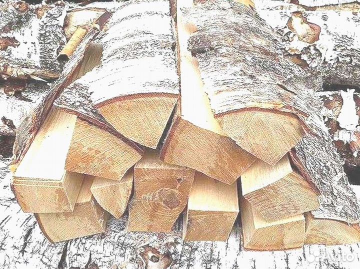 Дрова березовые. Колотые