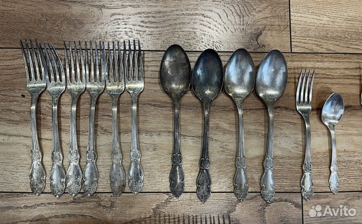 Мельхировые столовые приборы СССР