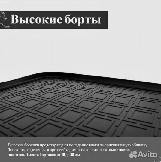 Коврик Nissan Murano III 2016 пластик