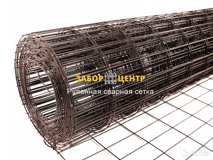 Сетка сварная в рулонах, для забора, строительная