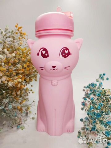Бутылка для воды котик