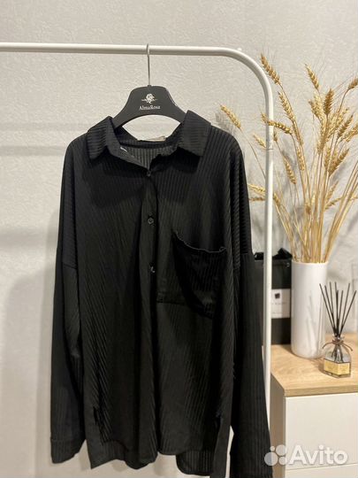 Рубашка в рубчик 54-56