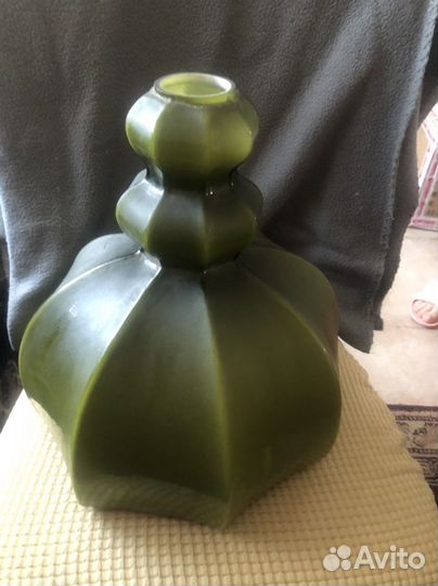 Старинный стеклянный абажур до 1917 года