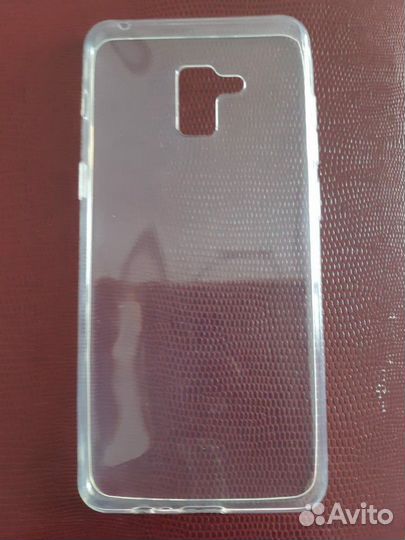 Чехол силиконовый samsung А8+