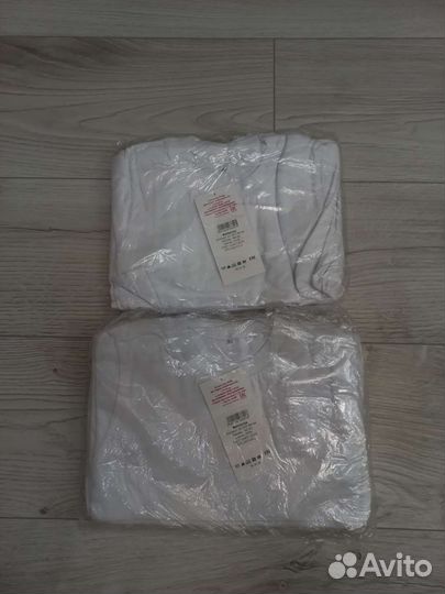 Белая футболка детская (размеры в описании)