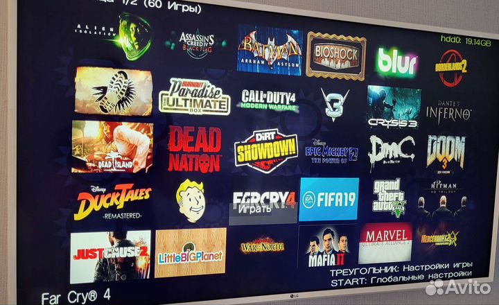 Sony PS3 Slim 500gb HEN 60 игр