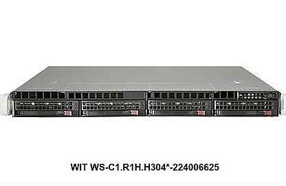 Сервер Supermicro WIT WS-C1.R1H.H304-224006625