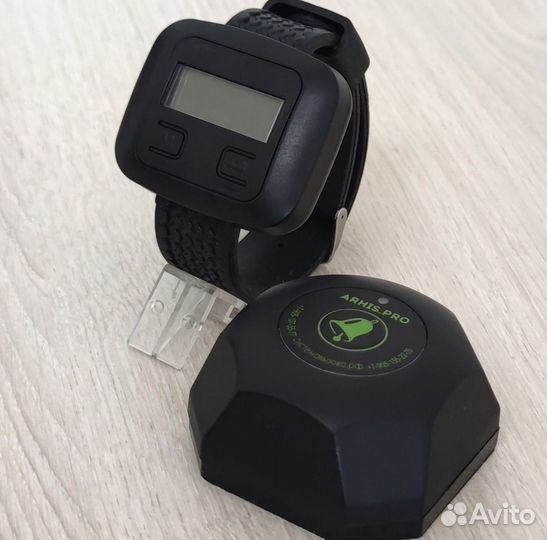 Комплект часы официанта и кнопка вызова персонала