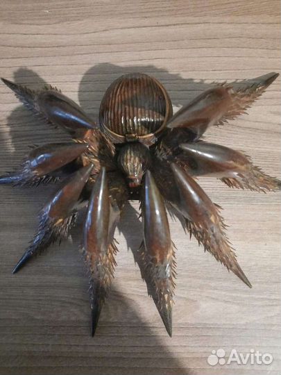 Паук шкатулка ручная работа