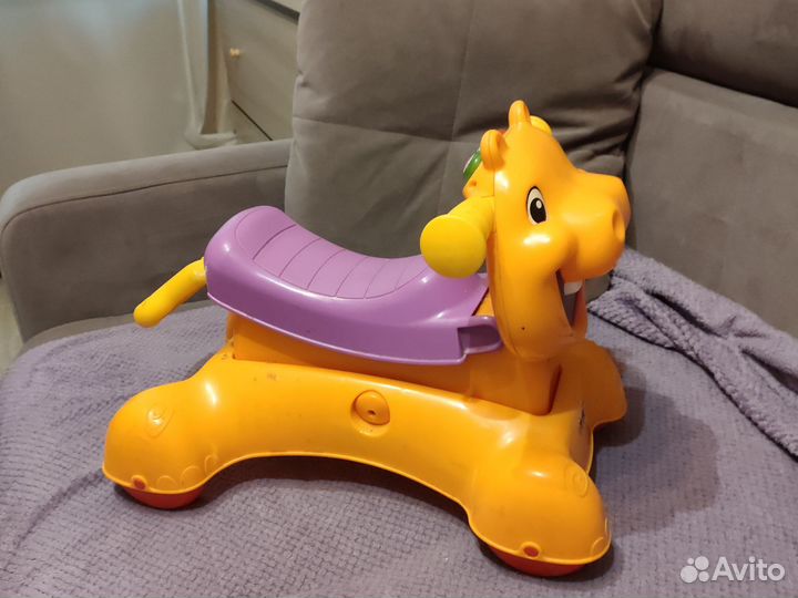 Игрушка бегемот-каталка-хадунки