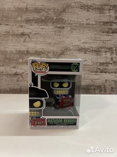Фигурка фанко поп Матадор Бендер, Футурама