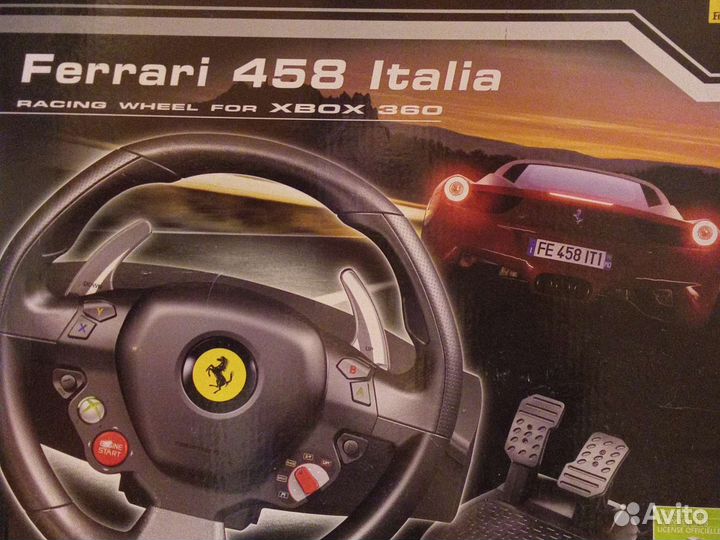 Игровой руль Thrustmaster Ferrari 458 italia