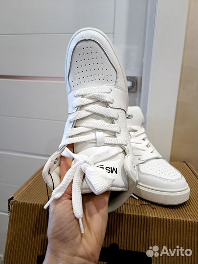 Кеды мужские демисезонные mascotte белый кожа