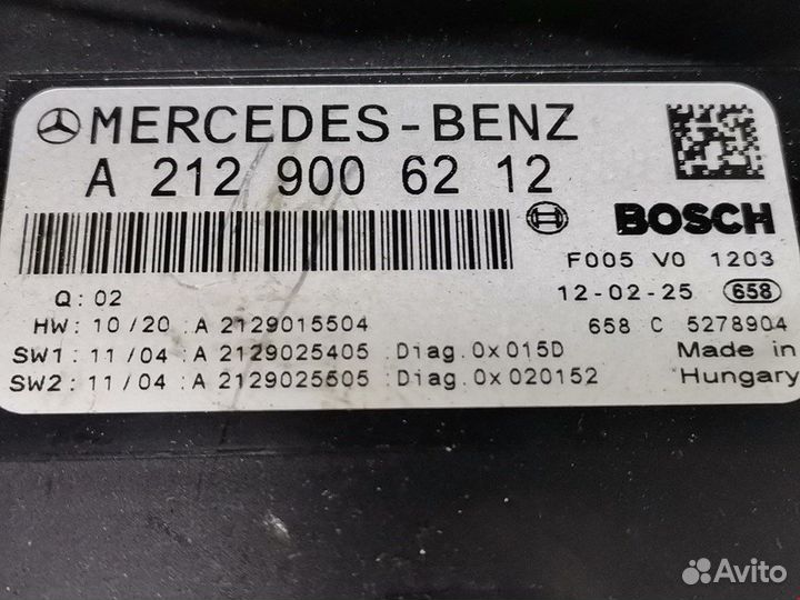Блок для mercedes-benz E-Class (W212/C207)