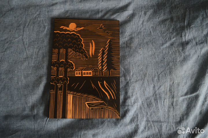 Винтажные картины из соломки