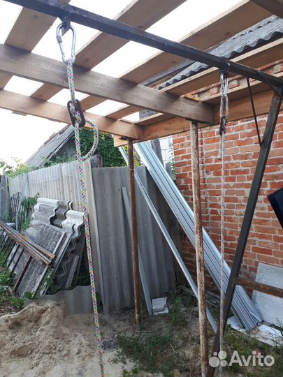 Детские качели металлические уличные