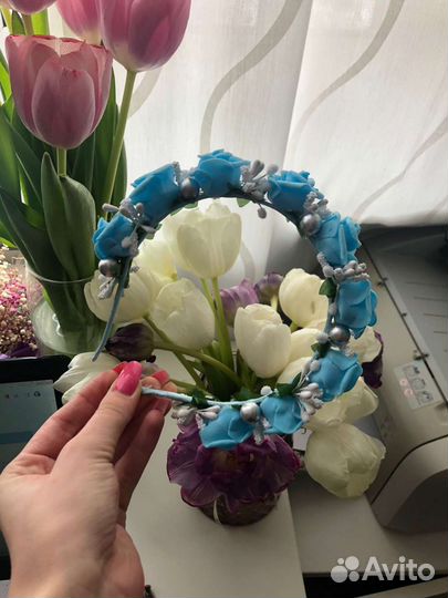 Ободки, венки из цветов