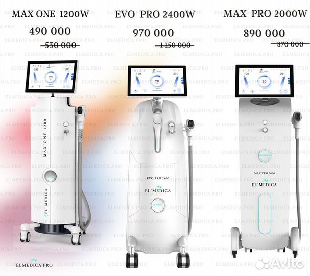 Диодный лазер El’Medica MaxOne 2024 года 808 nm