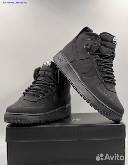 Ботинки Nike Air Force 1 Duckboot (с мехом) (Арт.15740)