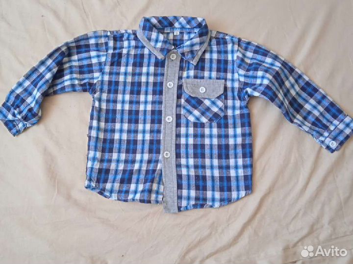 Рубашка на мальчика 86-92