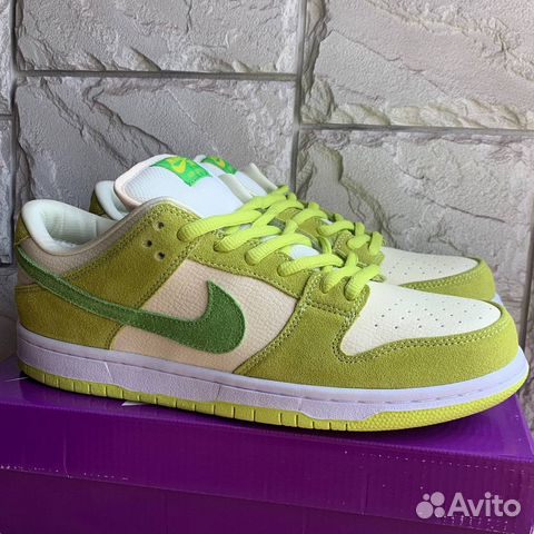 Кроссовки мужские Nike SB dunk low Green Apple