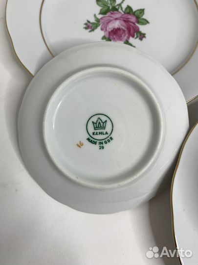 Кофейный и Чайный фарфоровый сервиз.ГДР