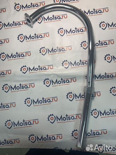 Глушитель веломотор №23 колено удлиненное