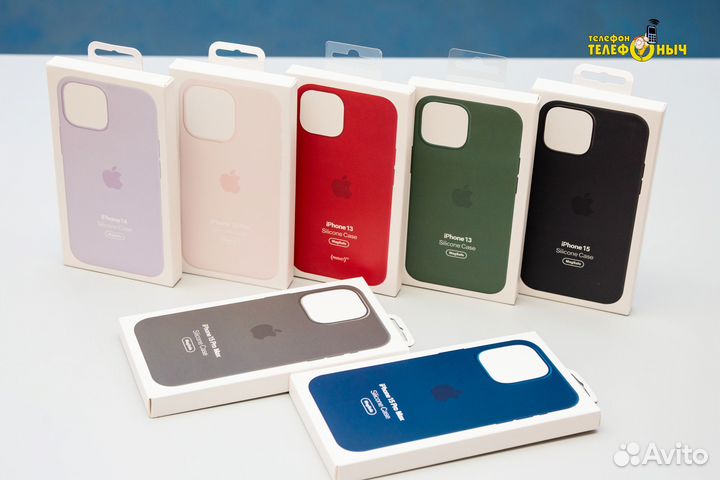 Чехлы Apple Silicone Magsafe для iPhone